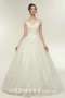 Ball Gown Lace Wedding Dress with Beaded Fringes