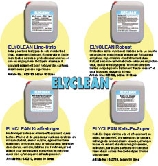 ELYSEE GmbH : Produits de nettoyage et d'entretien