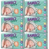 PACK CARTON COUCHES BAMBO NATURE TAILLE 0 PREMATURE