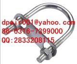 Cable U-bolt without hysteresis effect