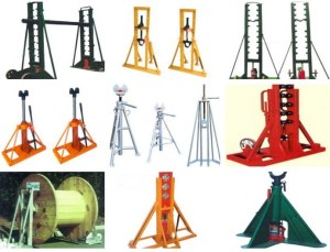 Electric supplies cable jack,Cable drum jacks,Plate cable stand