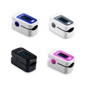 Four Colors Heart Rate Finger Pulse Oximeter SpO2 CE Blood Oxygen Sleeping Monitor DB12