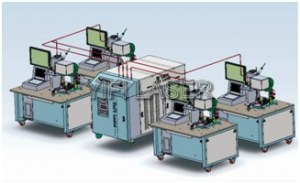 Polymer protection board, temperature switch, connection sheet laser welding machine