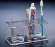 Acrylic washing tools&toiletries holder for hotel&guesthouse