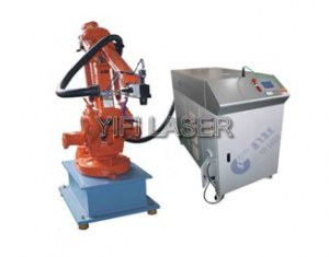 Robot fiber laser welding machine