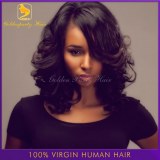 6A Brazilian Virgin U Part Wig Human Hair Short Bob Unprocessed Full Lace/Front Lace /U...