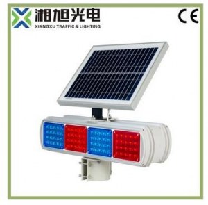 LED Warning Traffic Light Blue Red Color