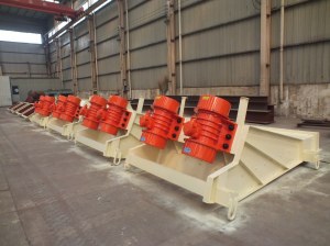 Motor vibrating feeder for crushing production line