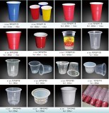 Disposable PP PS Plastic Red Solo Party Cups Many Size