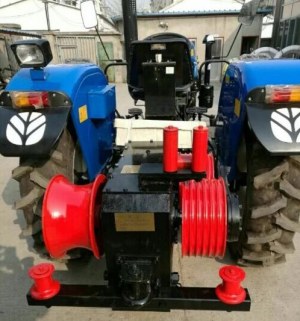 Transmission line cable winch