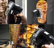 Cuchillo de kebab eléctrico profesional