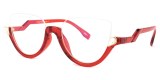 Sylvia - Cat Eye Red Eyeglasses