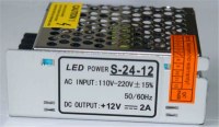 DC12V 24W 60W Non Waterproof LED Power Supply CE Approved