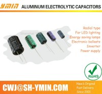 Pow supply aluminum electrolytic capacitors