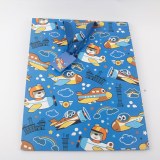 F-Rectangular Vertical Satin Ribbon Handheld Double-sided Paper Gift Bag With Cartoon...