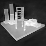 Decorative Luxury Custom Acrylic Jewelry Display Box For Acrylic Earrings Display 5554