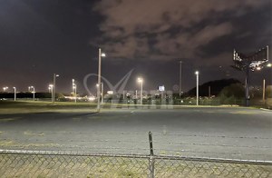 Perfect Solar Parking Lot Light Project in South America