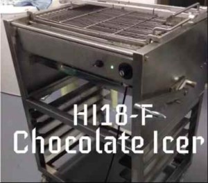 HI18-F Automatic Chocolate Donuts Cake coating Machine-Yufeng