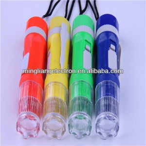 Led flashlighting keychain