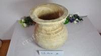 New wood craft home decoration vintage wood vase