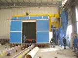 Foundry Hardwares Rust Protection Pretreatment Sand Blasting Booth