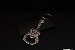 Printing Sticker Guitar Key Ring Bottle Opener