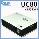 UNIC UC80 1500lumens 1080p support hd projector for movie games business support AV 2...