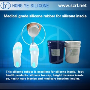 Liquid silicon rubber for Toe Spreaders