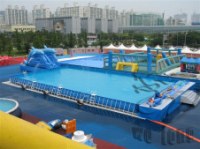 Giant inflatable water park,inflatable aqua park,inflatable lake slides