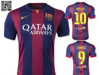 2015 Barcelona Messi Neymar JR Suarez Camisetas de futbol