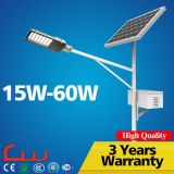 Excellent quality durable material 15W -60W solar LED street light price for high way