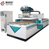 JCUT High-End R4 Wood Cutting Machine with four spindles/Four Process wood door making...