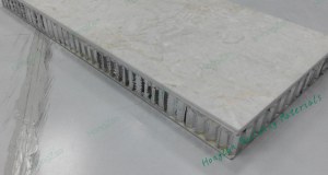 Stone honeycomb panel for wall