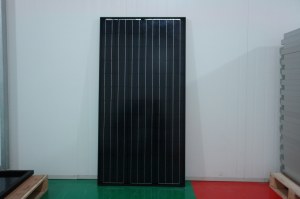 Black mono 195w solar panel