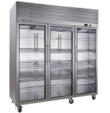 Glass Door Reach In Refrigerator