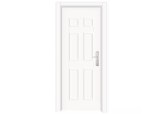 White Color Modern House Design Exterior Decorative Steel Door Interior Style American...
