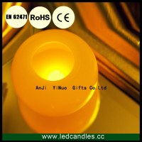 Real Wax Flickering LED Flameless Candle with Timer