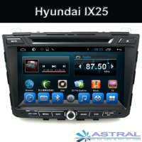 Fábrica Android 2 Din Auto Radio Navegación Hyundai IX25 del coche DVD GPS