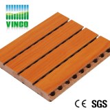 Acústica de madera de tipo panel de ranura