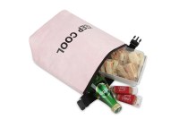 Tyvek® Medium Size Roll Top Lunch Tote Color Pink Gox Bag
