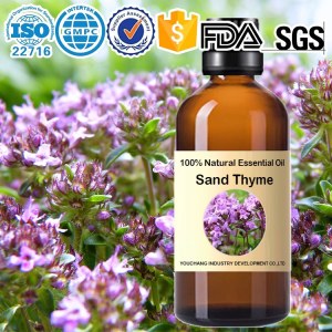 Aceite esencial de Thymus vulgaris 100% natural al por mayor de fábrica