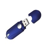 Rubber surfaced USB flash drives