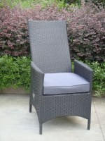 Wicker adjustable chair