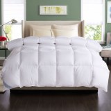 High Quality Cotton Fabric Simple Solid Goose Down Alternative Comforter/Duvet/Quilt