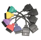 FIAT ECU Scan Adapters Cable de Diagnóstico OBD Cinco Colores