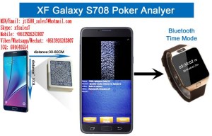 XF Reloj Blue-Tooth para Samsung Galaxy Note 7 Pk King 708 Poker Analyzer para ver el...