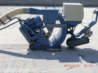 Portable road sand blasting equipment