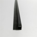 China suppliers black titanium curved metal tile trim decorative metal trim strip