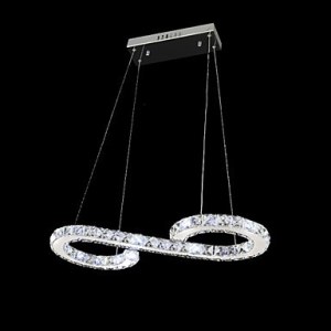 Pendant Luxury Modern Crystal Living 3 Lights