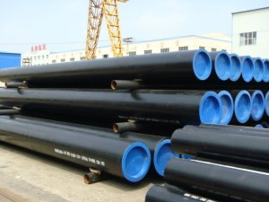 Seamless steel pipe for fluid service